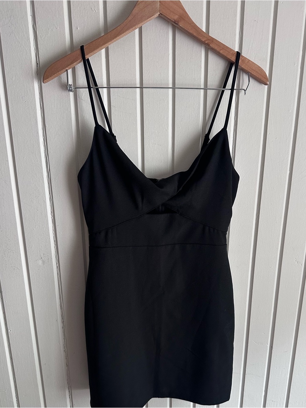 NWT Abercrombie black mini dress with cutout